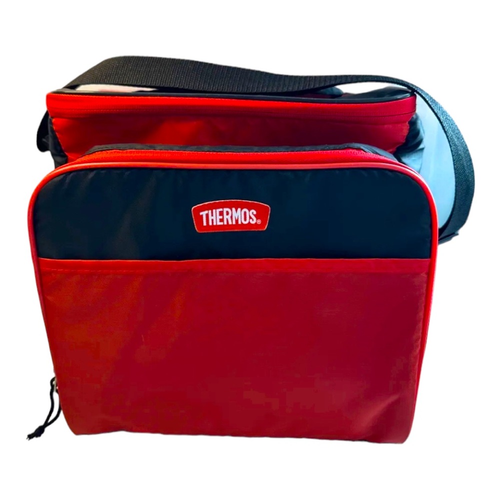 THERMOS Insulated Zipped Portable XL Cooler Tote Bag EUC